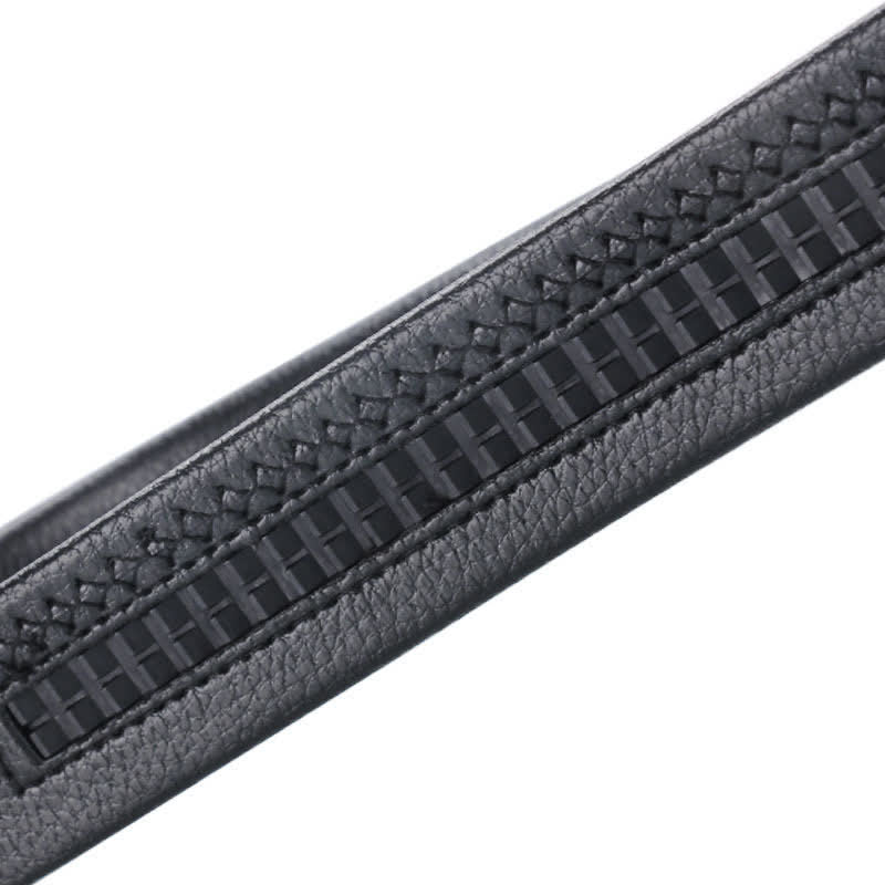Men's Luxury Automatic Buckle Leather Belt - image 5