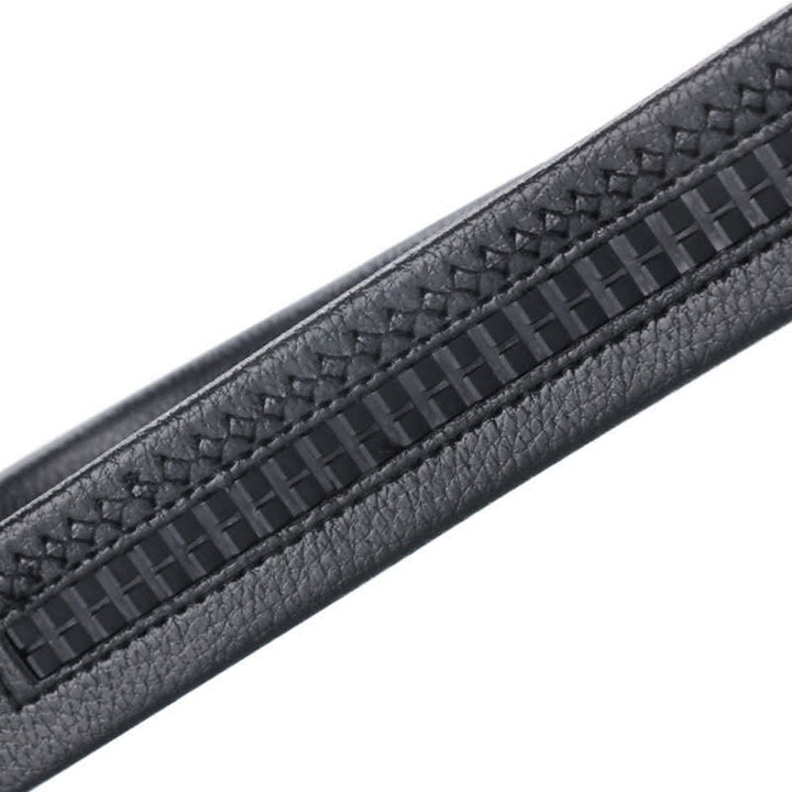 Men's Luxury Automatic Buckle Leather Belt - image 5