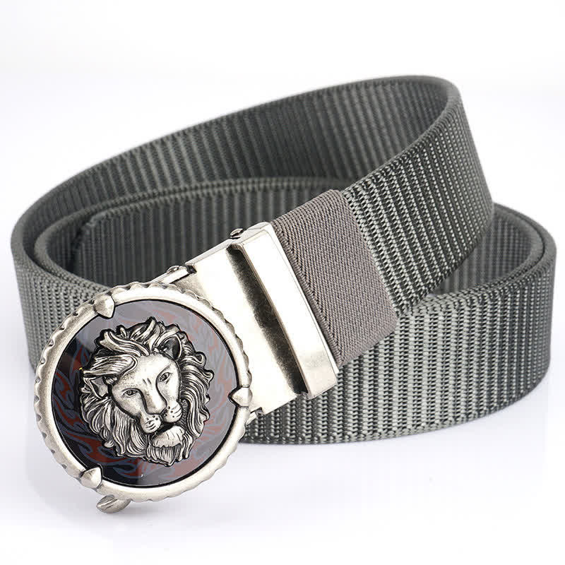 Men's Jungle Lion King Nylon Belt