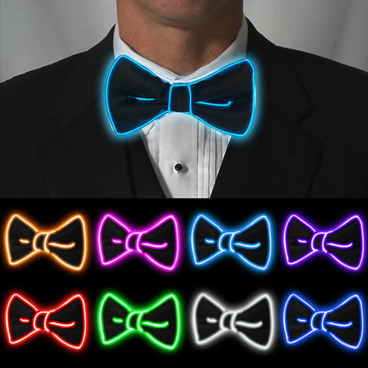 Men's LED Luminous Glowing Bow Tie