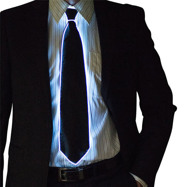 Funny Neon LED Colorful Glowing Necktie