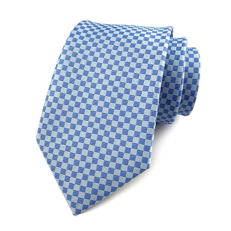 Men's Assorted High Density Checked Striped Necktie