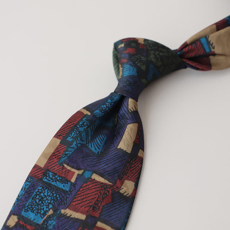 Men's Classical Abstract Painting Necktie - Style #1 - image 2