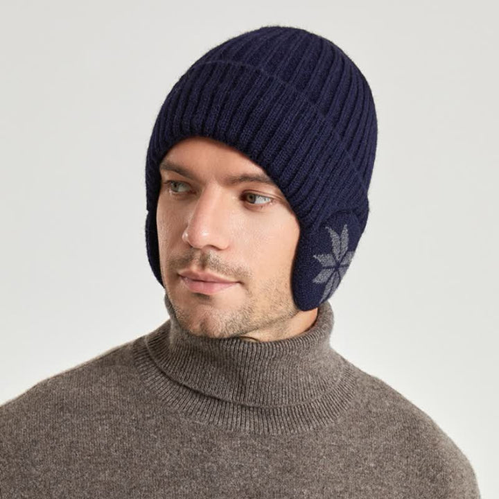 Unisex Winter Warm Thickened Beanie Knitted Hat