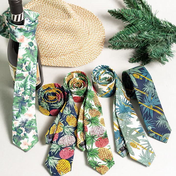 Men's Hawaii Beach Floral Necktie