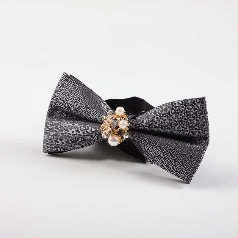 Men's Pearl Formal Tuxedo Bow Tie