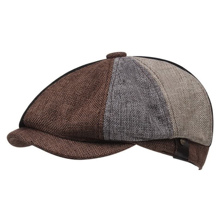 Casual Artist Linen Octagonal Beret Hat - Assorted Colors - M (22"-22 7/8") - image 0