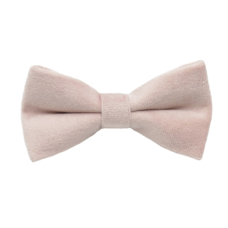 Men's Solid Color Formal Velvet Bow Tie