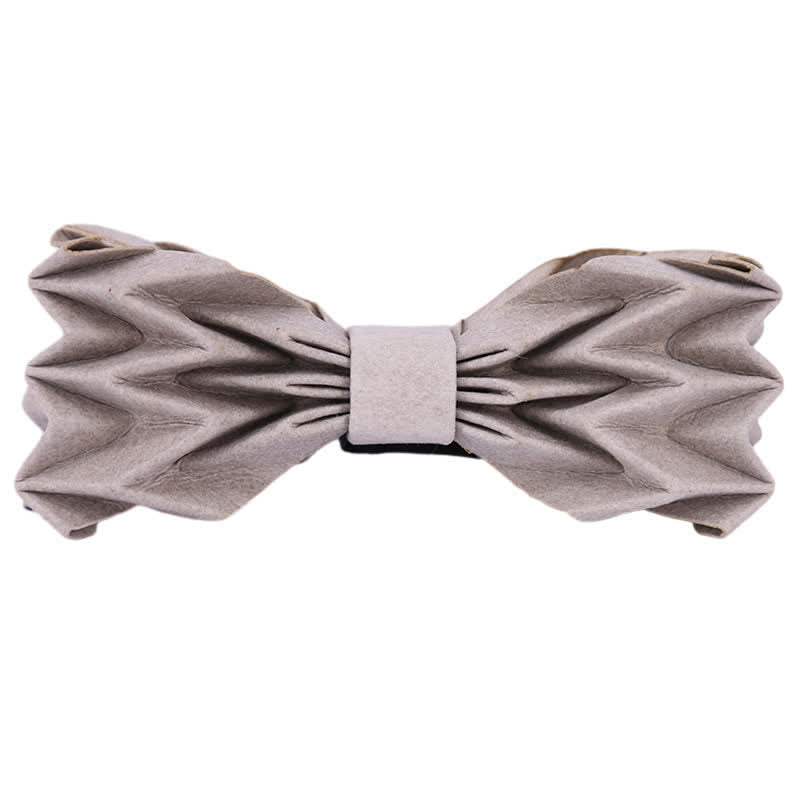 Men's Creative Environmental Kraft Paper Bow Tie