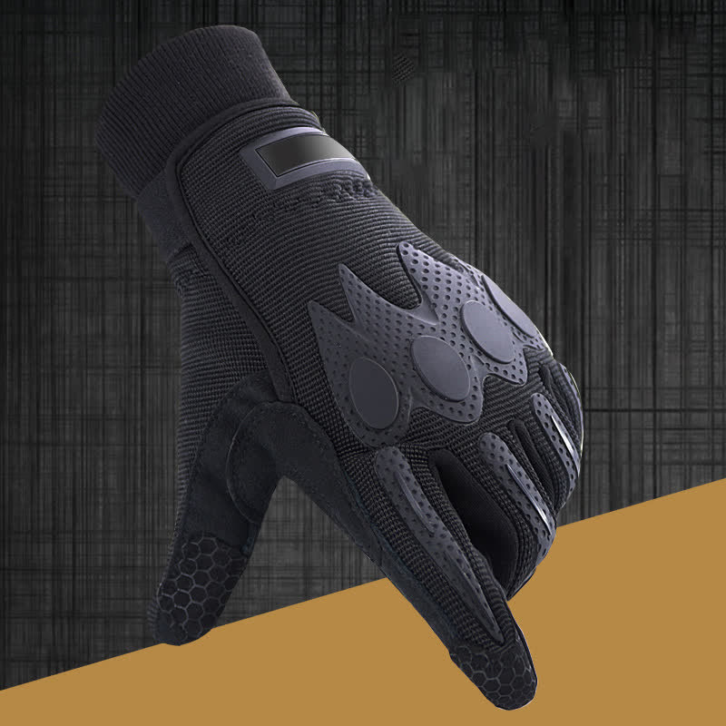 Outdoor Mountaining Full Finger Black Tactical Gloves