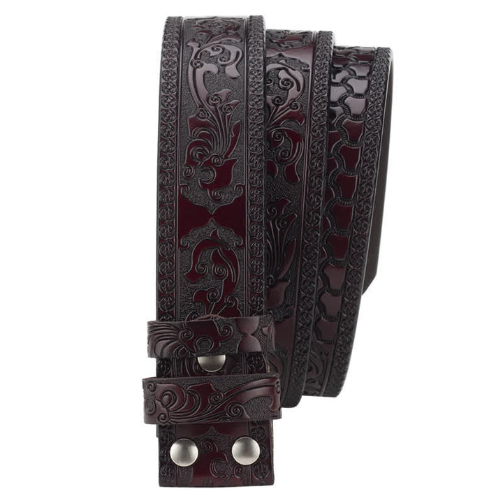 Men's Playing Cards Poker Gambling Leather Belt