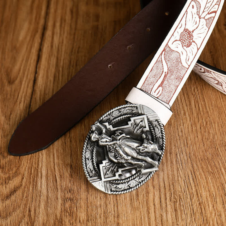 Men's Domineering Riding Bull Leather Belt