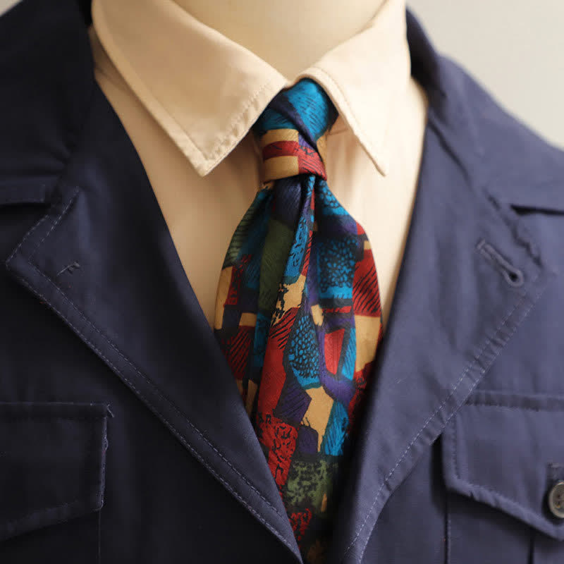 Men's Classical Abstract Painting Necktie - image 0