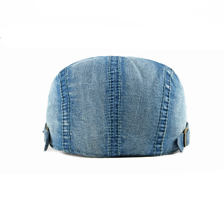 Simple Jean Denim Casquette Beret Cap - image 5