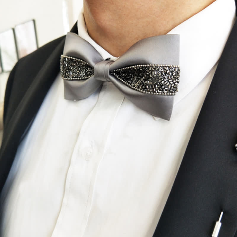 Men's Luxury Fancy Metal Bow Tie - image 0