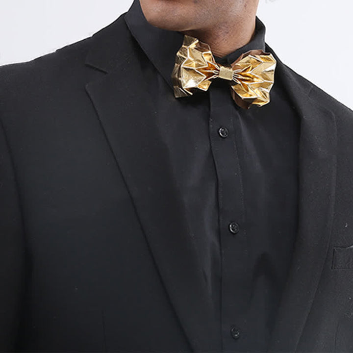 Men's Creative Environmental Kraft Paper Bow Tie