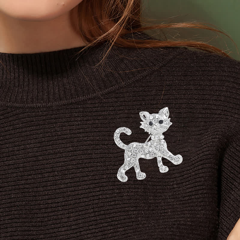 Women's Cute Kitty Cat Brooch