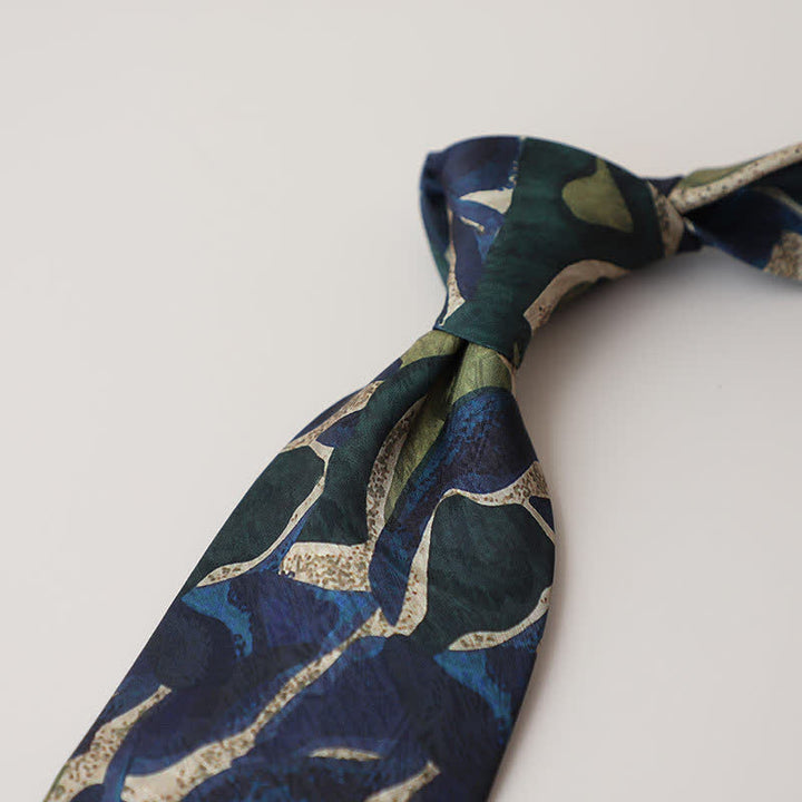 Men's Classical Abstract Painting Necktie - Style #4 - image 6
