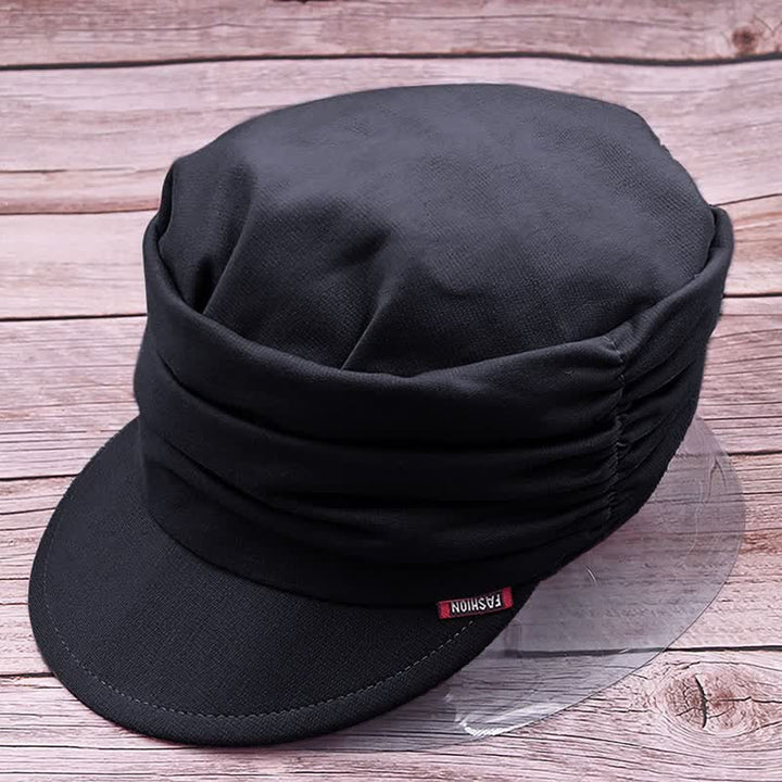 Women's Soft-Brimmed Hat Pleated Baseball Cap