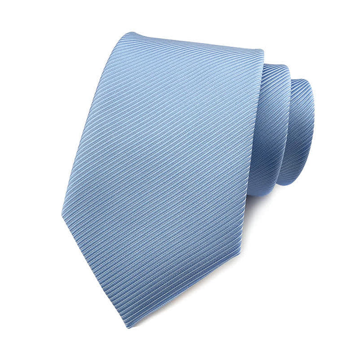 Men's Solid Color Discreet Twill Work Necktie