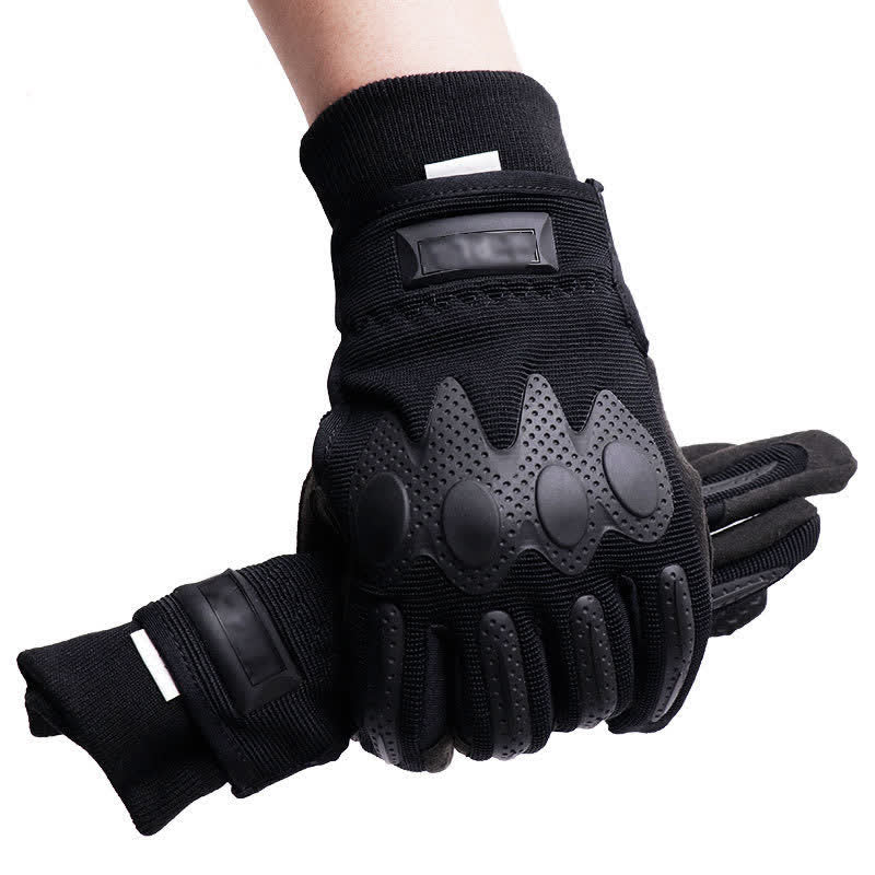 Outdoor Mountaining Full Finger Black Tactical Gloves