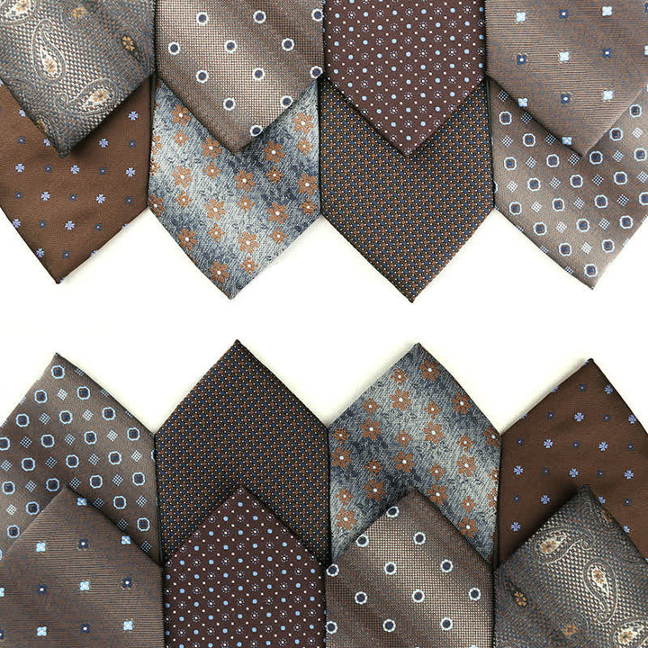 Men's Retro Brown Series Necktie - image 0