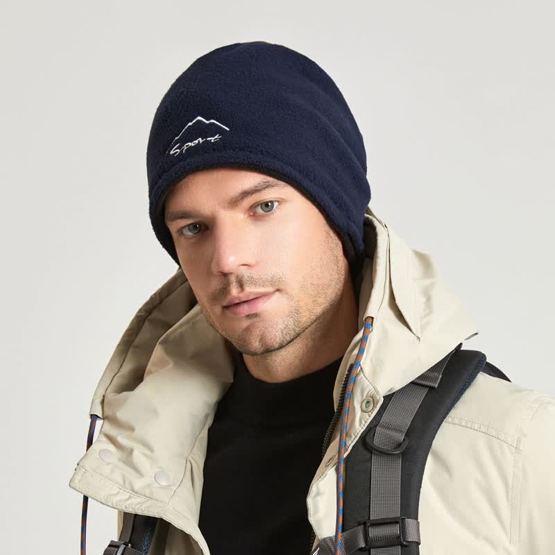 Windproof Polar Fleece Reversible Warm Hat