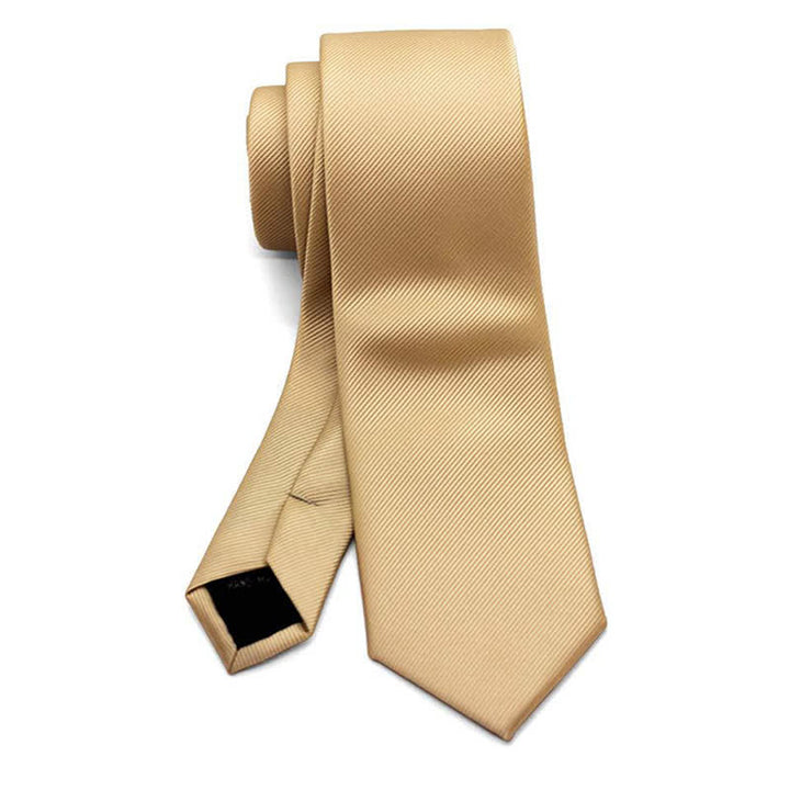 Men's Solid Color Formal Slim Necktie