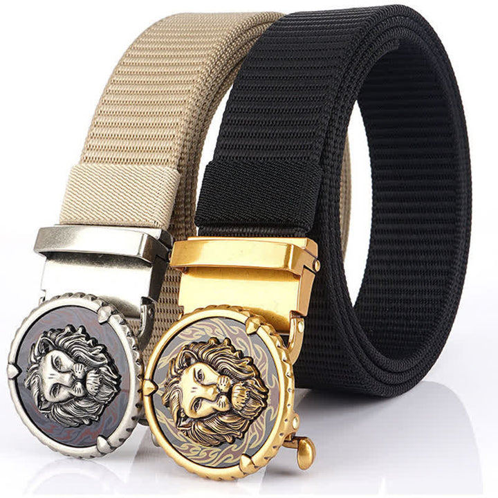 Men's Jungle Lion King Nylon Belt