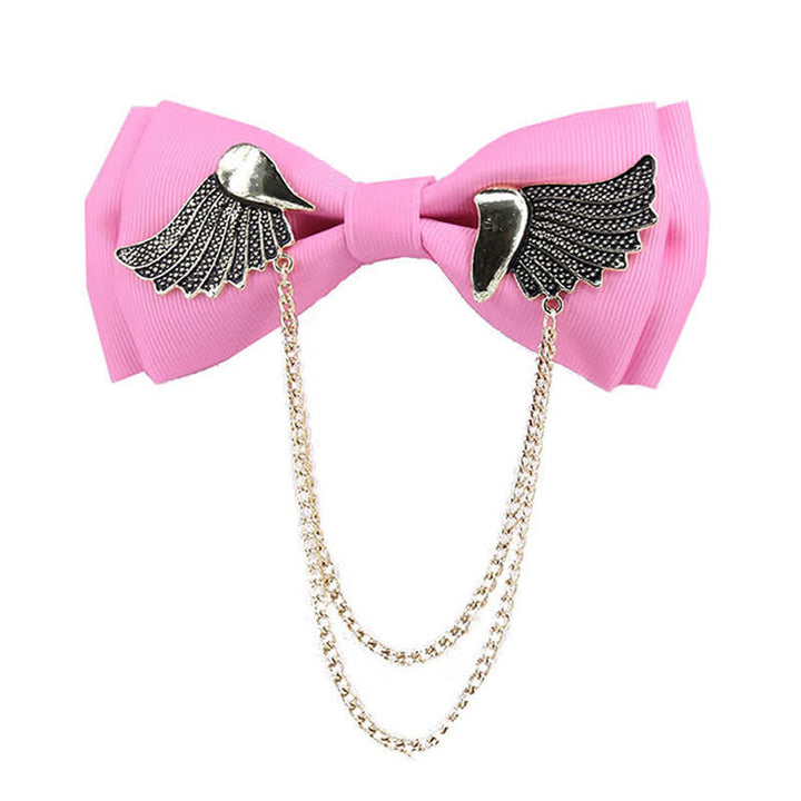 Men's Golden Wing Chain Bow Tie