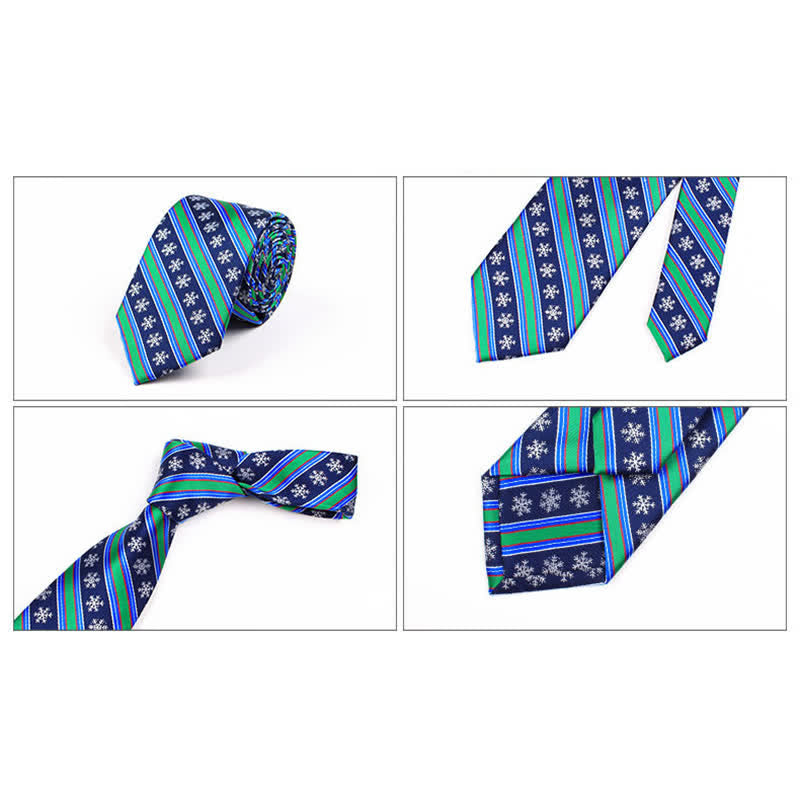 Men's Novelty Christmas Santa Vibe Element Necktie