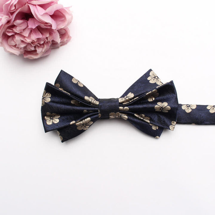 Men's Fangled Jacquard Texture Suit Bow Tie