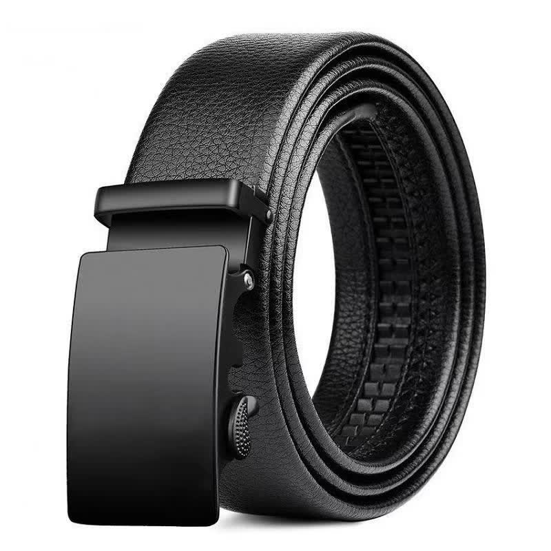 Men's Luxury Automatic Buckle Leather Belt - Style #2 - 42 - image 2