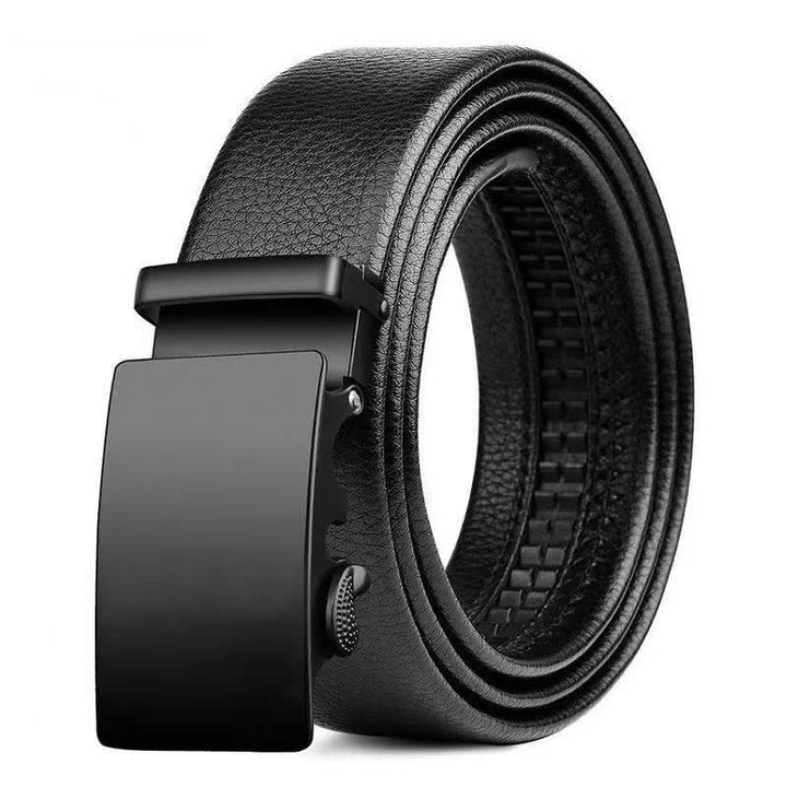 Men's Luxury Automatic Buckle Leather Belt - Style #2 - 42 - image 2