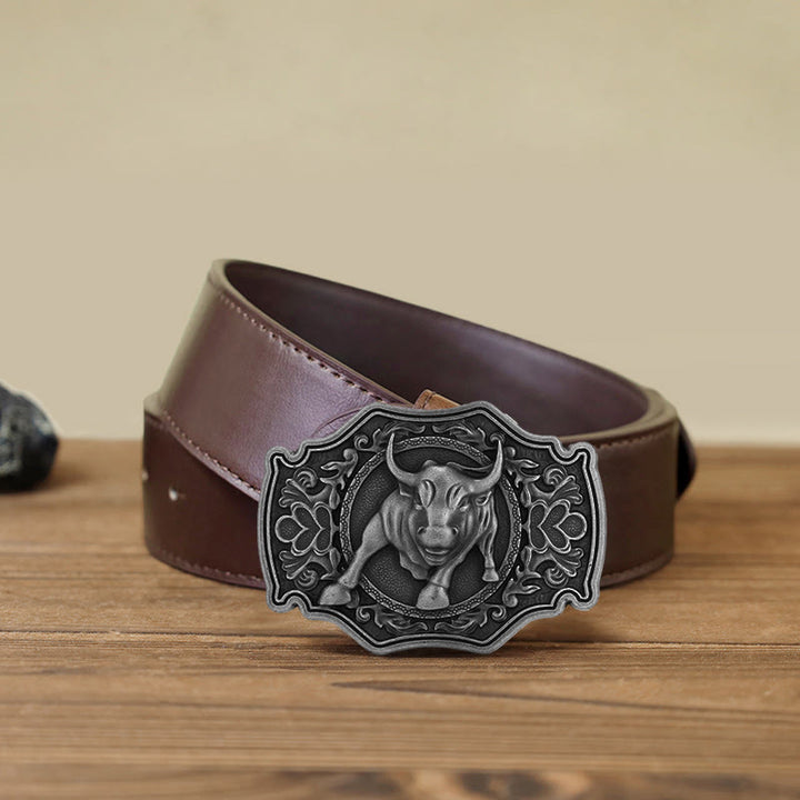 Men's DIY Matador Buckle Leather Belt