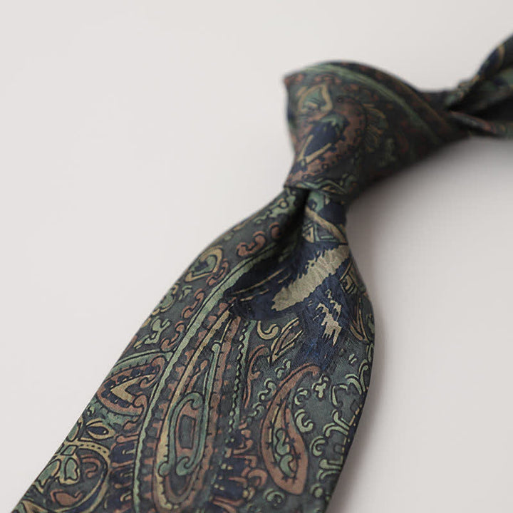 Men's Classical Abstract Painting Necktie - Style #6 - image 8