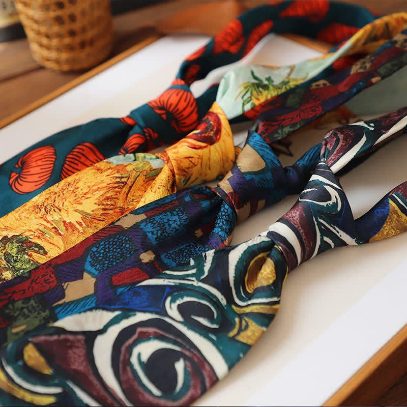 Men's Classical Abstract Painting Necktie - image 1