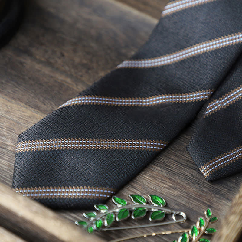 Men's Classic Pin-Striped Formal Necktie - image 6