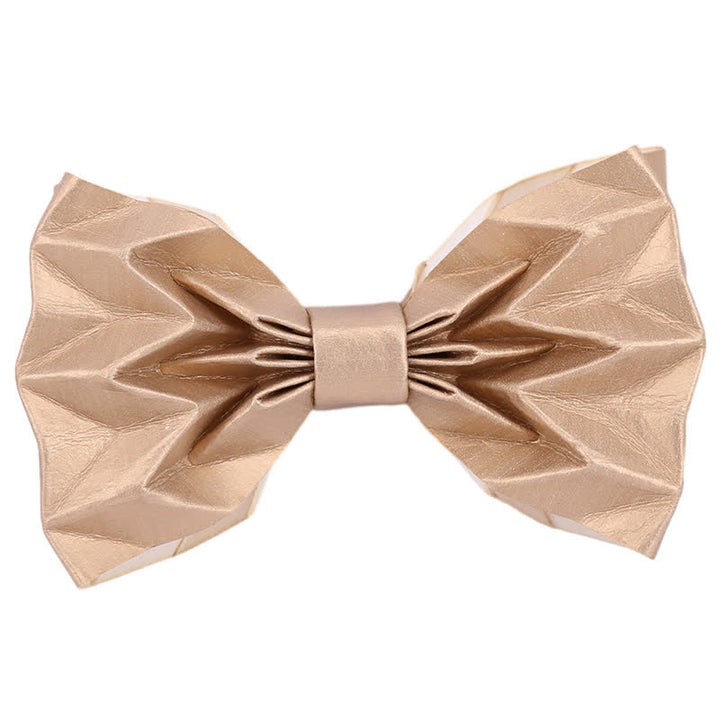 Men's Creative Environmental Kraft Paper Bow Tie