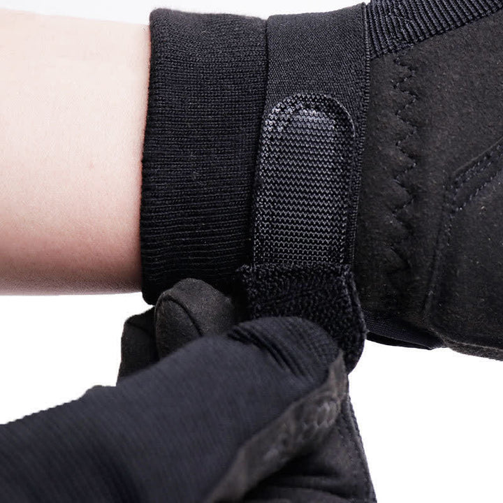 Outdoor Mountaining Full Finger Black Tactical Gloves