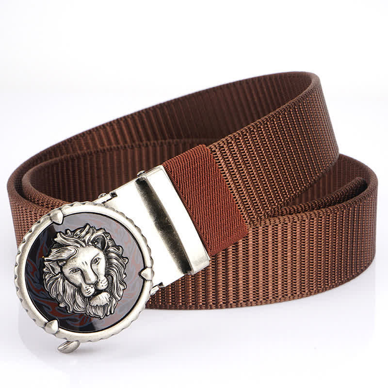 Men's Jungle Lion King Nylon Belt