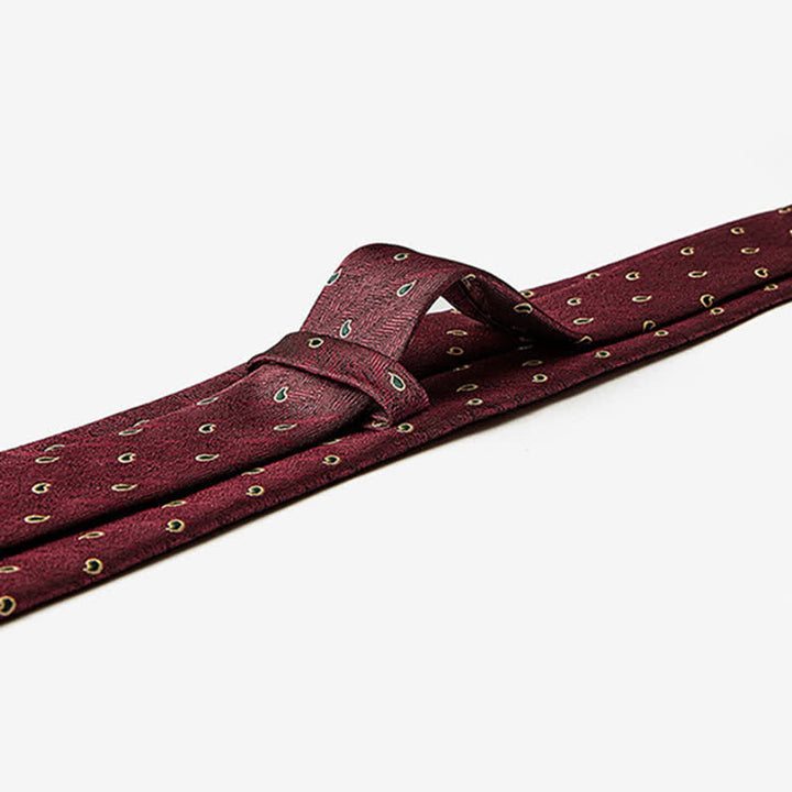 Men's Luxury Micro Paisley Necktie - image 3