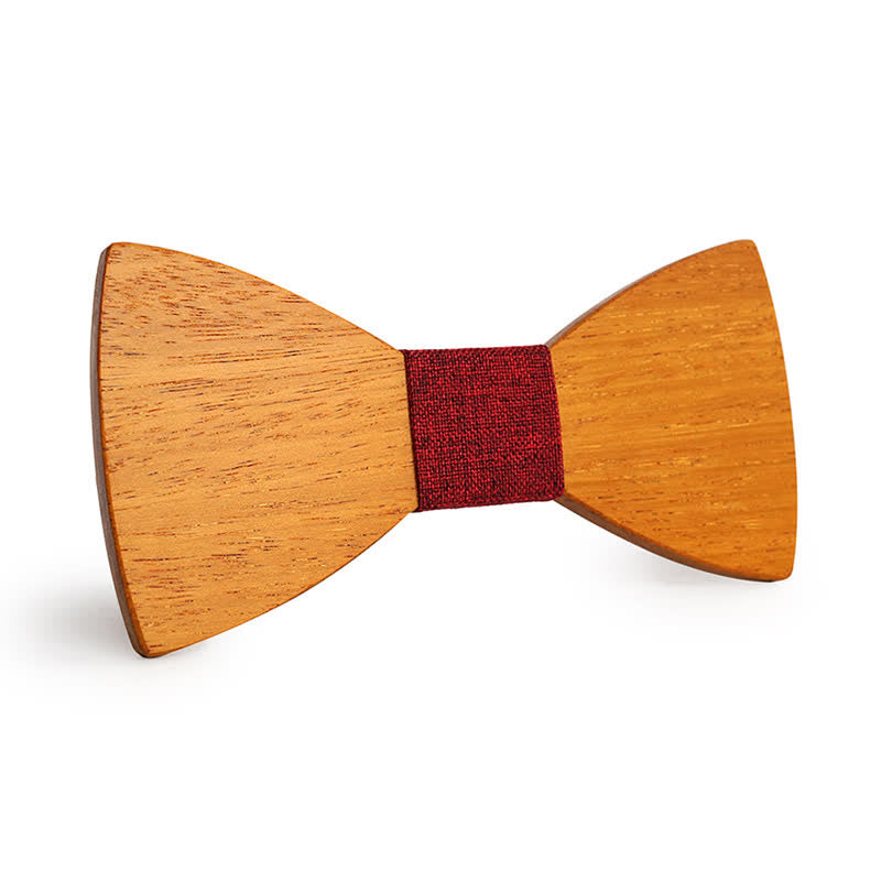 Men's Handmade Bamboo Wooden Bow Tie