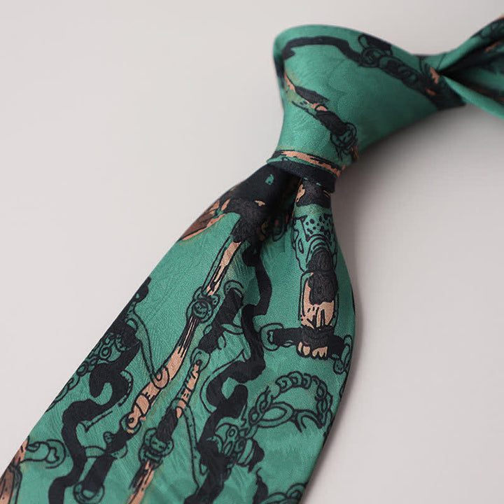 Men's Classical Abstract Painting Necktie - Style #10 - image 12