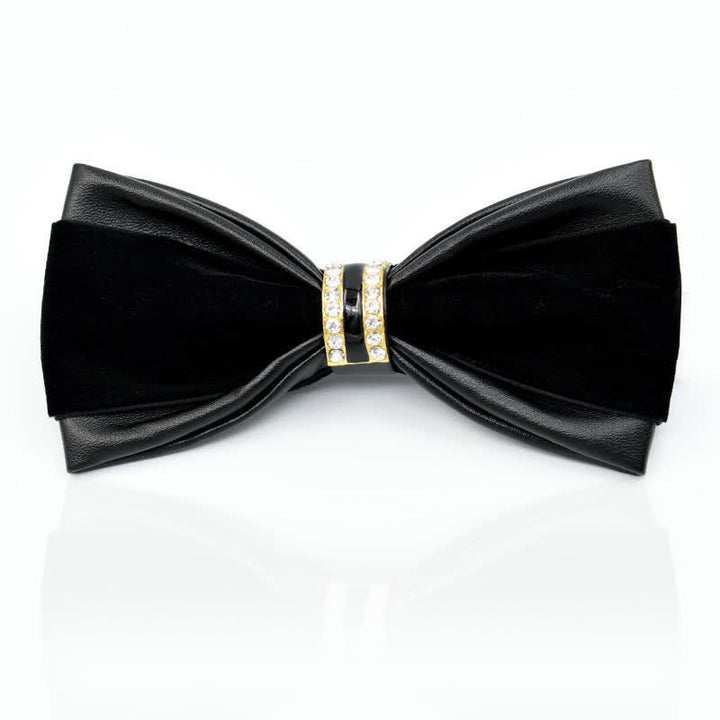 Men's Noble Classy Leather Bow Tie