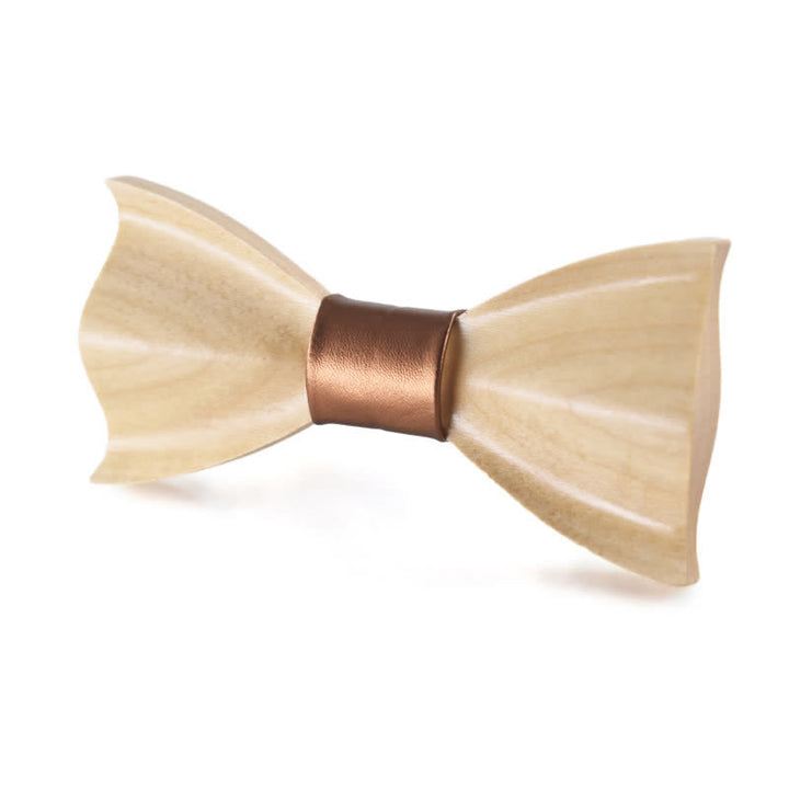 Men's Classic Maple Wooden Bow Tie