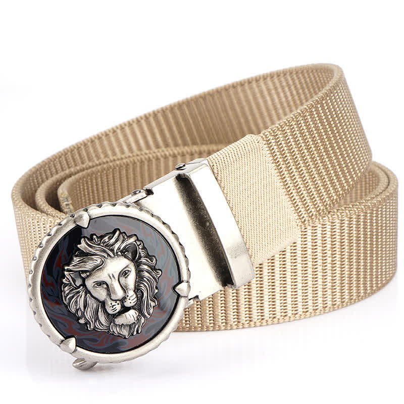 Men's Jungle Lion King Nylon Belt