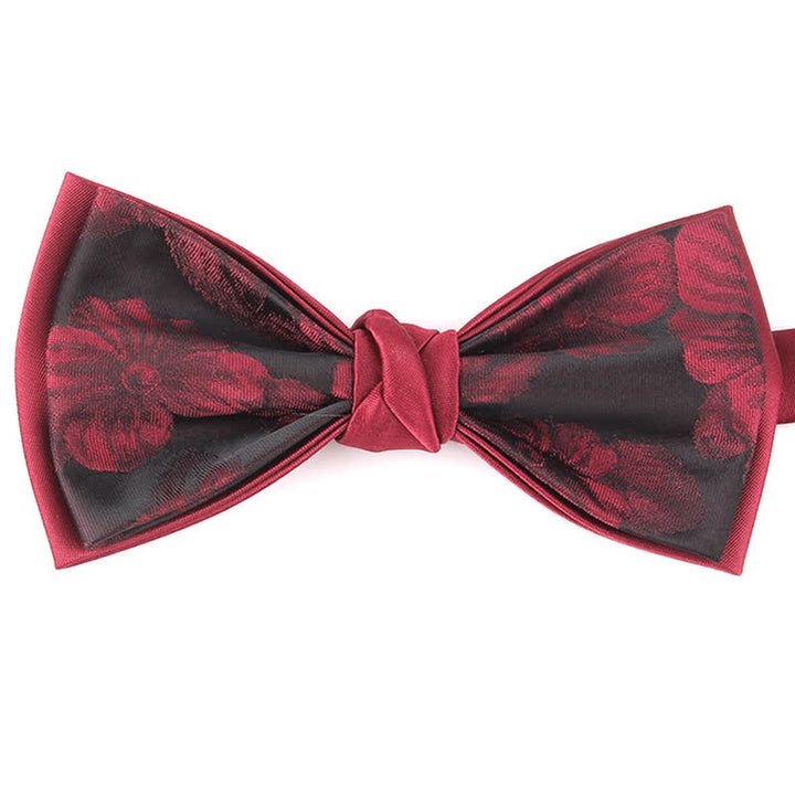 Men's Elegant Floral Botanical Bow Tie