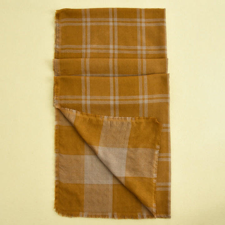 Men's Causal British Style Plaid Scarf - image 11