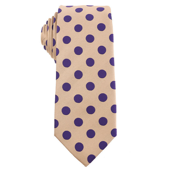 Men's British Khaki Champagne Series Necktie